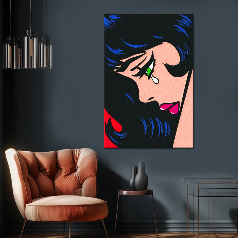 Weinende Frau - Roy Lichtenstein