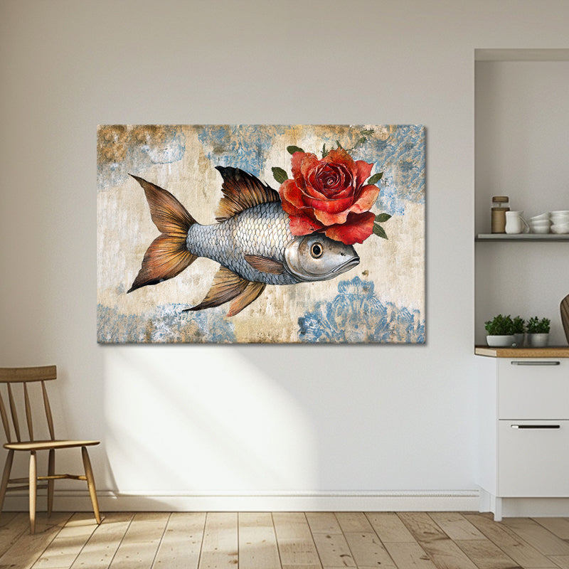Fisch mit Rose III