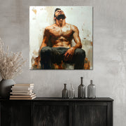 Sitzender Mann III