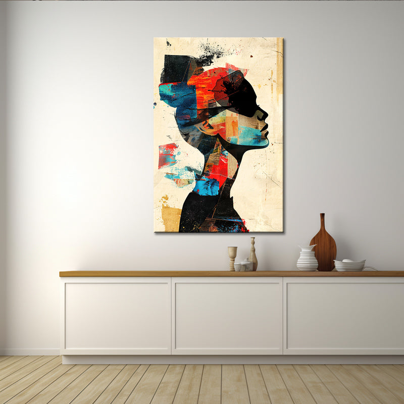 Frau in Abstrakt II