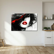 Rote Lippen