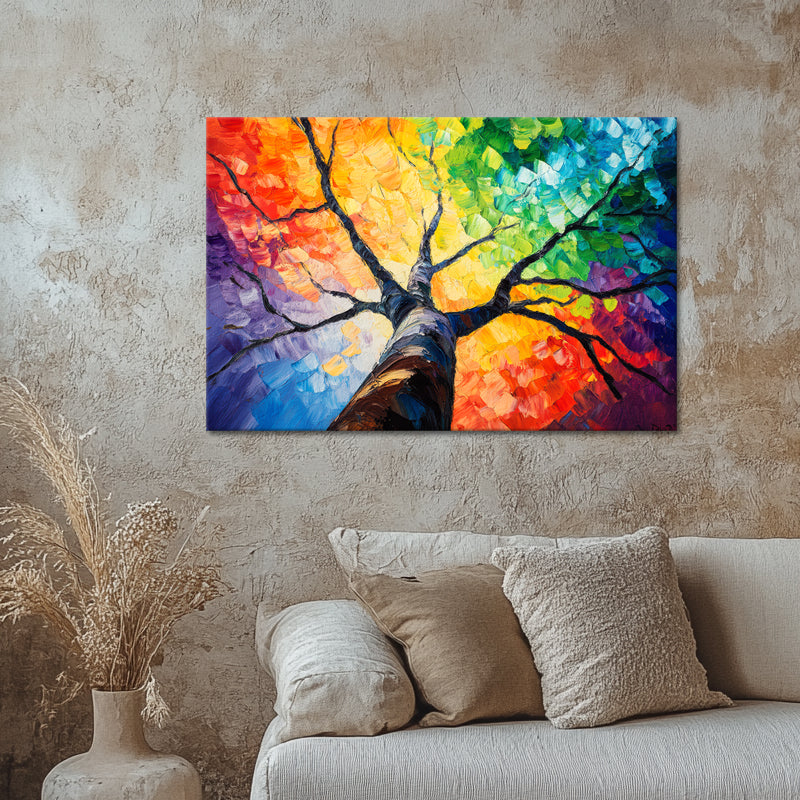Gemälde Bunter Baum II