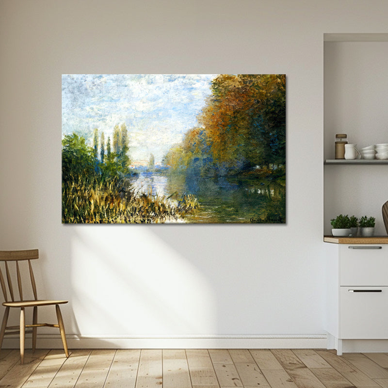Die Ufer der Seine im Herbst - Monet