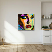 Frau in Pop-Art