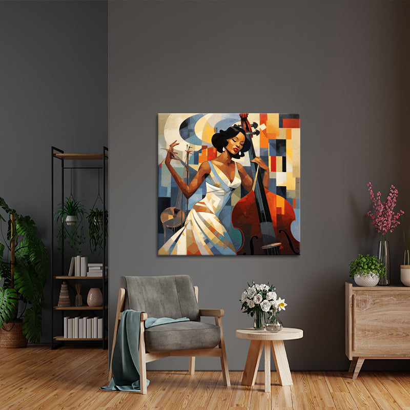 Frau und Cello