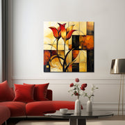 Kunst Abstrakte Blumen
