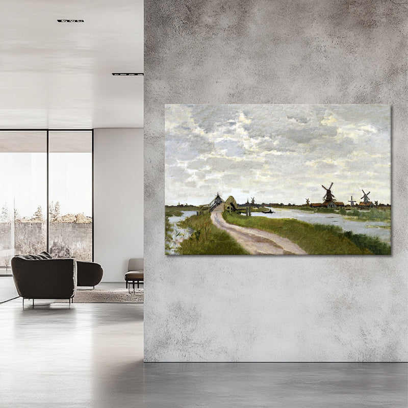 Windmühlen bei Zaandam – Monet