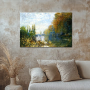 Die Ufer der Seine im Herbst - Monet