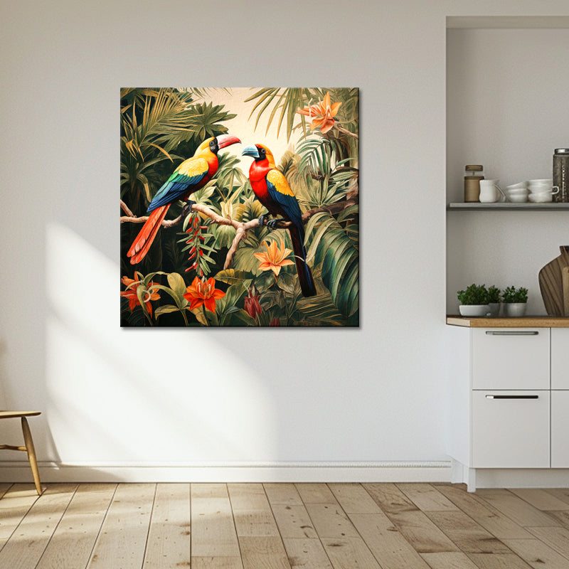 Vögel in der Landschaft