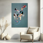 Eine schwebende Figur – Kandinsky