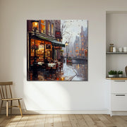 Café-Terrasse in Amsterdam