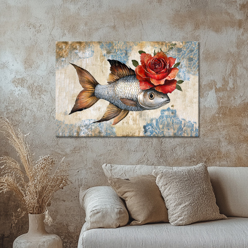 Fisch mit Rose III