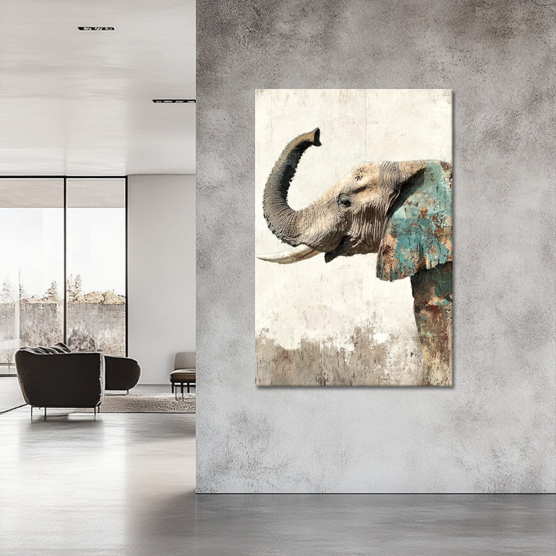 Abstrakte Elefantenkunst