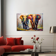 Bunte Elefanten