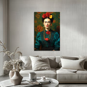 Frida Kahlo mit der Blume