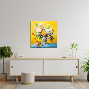 Blumen im authentischen Stil