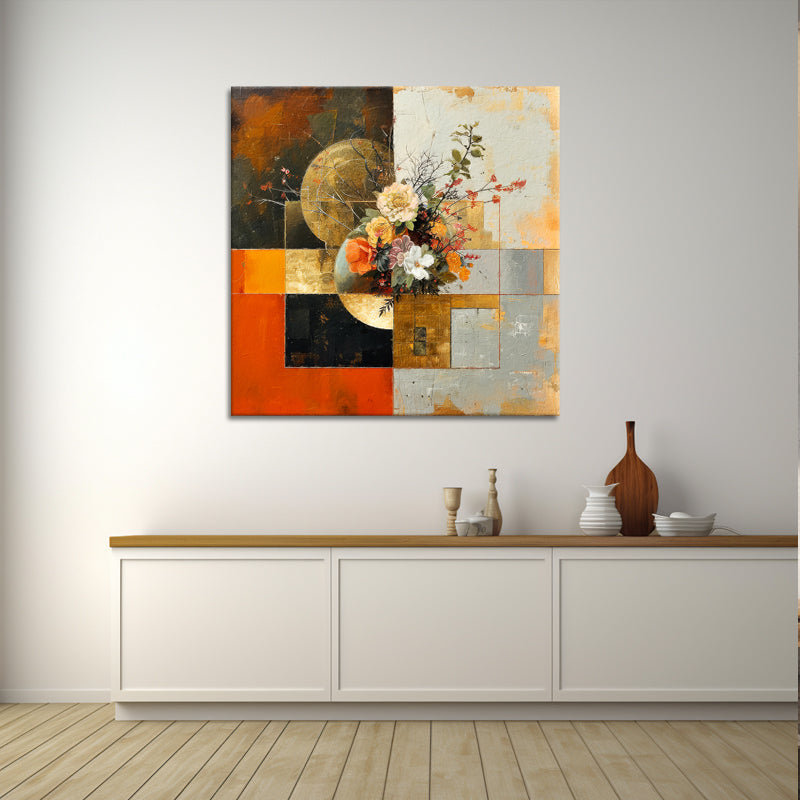Abstrakt mit Blumen II