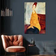 Jeanne Hébuterne im gelben Pullover – Amedeo Modigliani