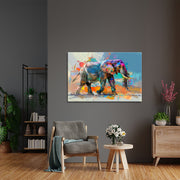 Elefant in Mischfarbe
