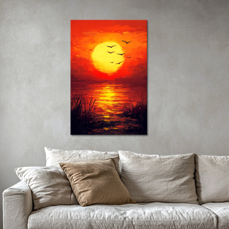 Sonnenuntergang in der Natur
