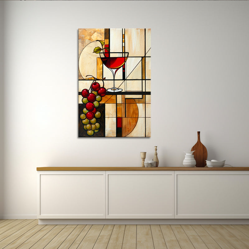 Wanddekoration Wein