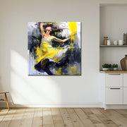 Frau in Abstrakt