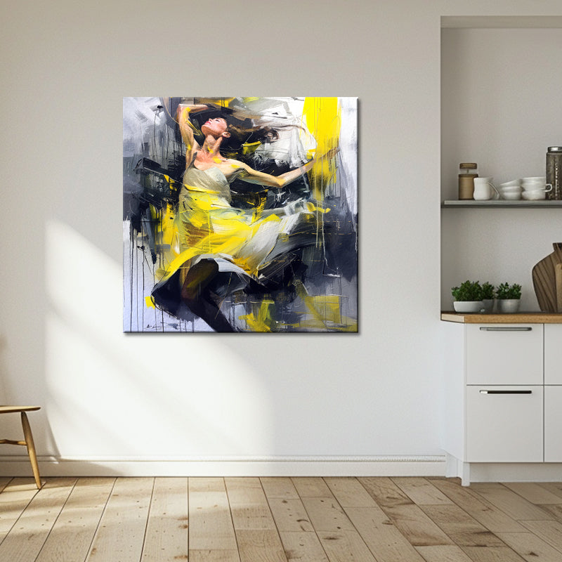 Frau in Abstrakt