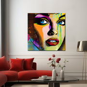 Frau in Pop-Art