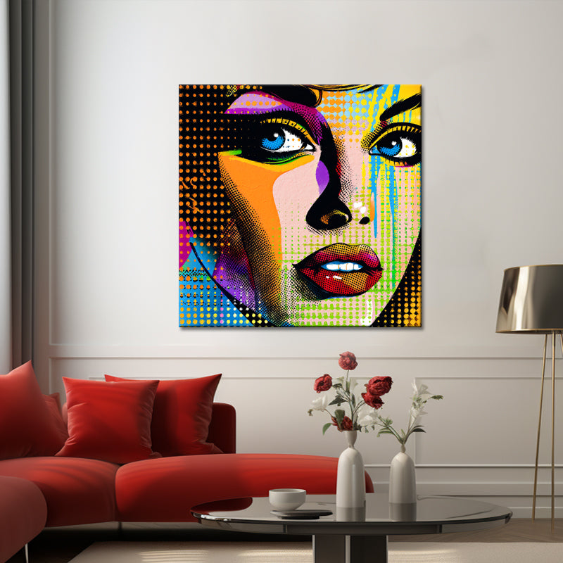 Frau in Pop-Art