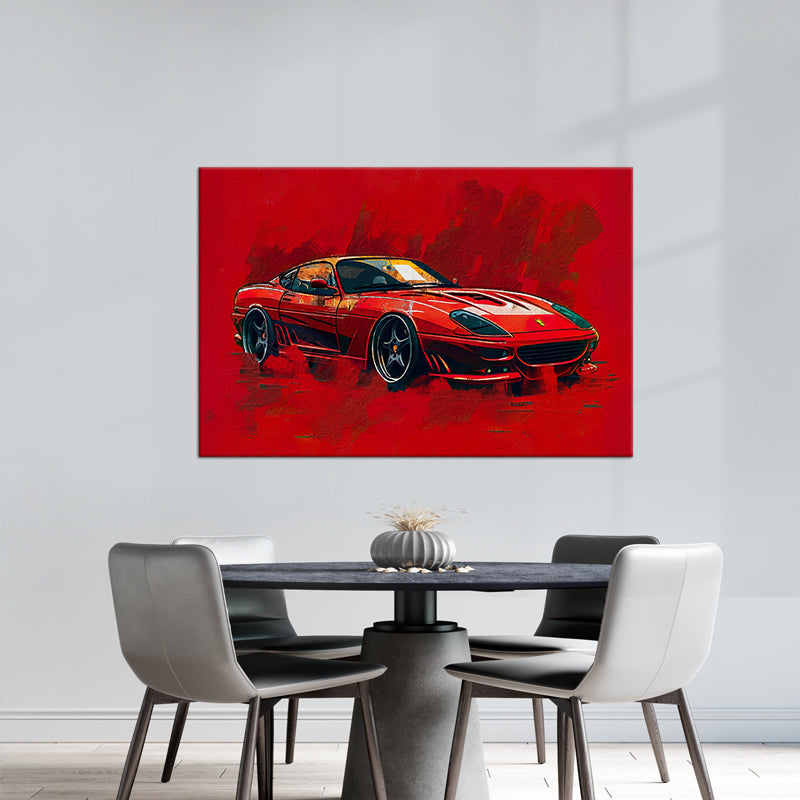 Ferrari-Gemälde gemischt
