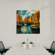 Amsterdam im Van-Gogh-Stil
