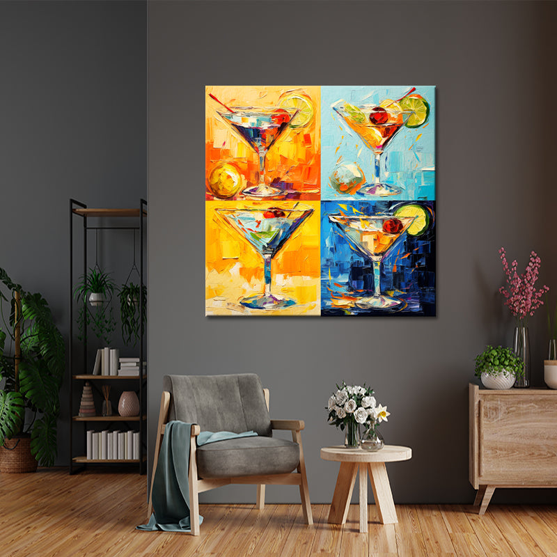 Cocktail-Leinwandbild