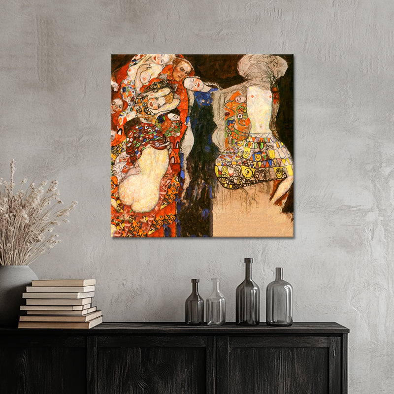 Schmücke die Braut mit Schleier und Kranz - Gustav Klimt