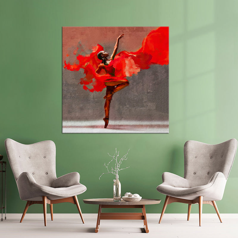 Die Dame in Rot