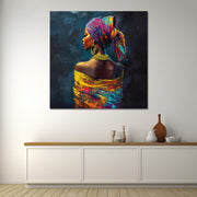 Afrikanische Frau mit Turban III