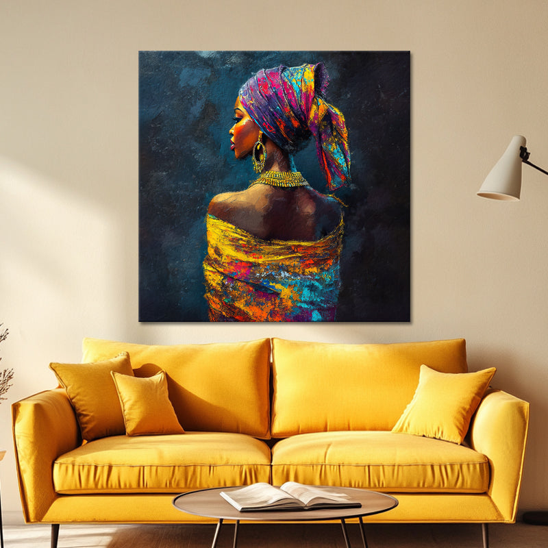 Afrikanische Frau mit Turban III
