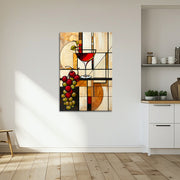 Wanddekoration Wein