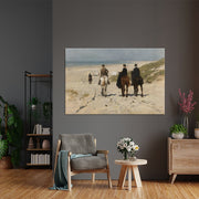 Morgenausritt am Strand Mauve