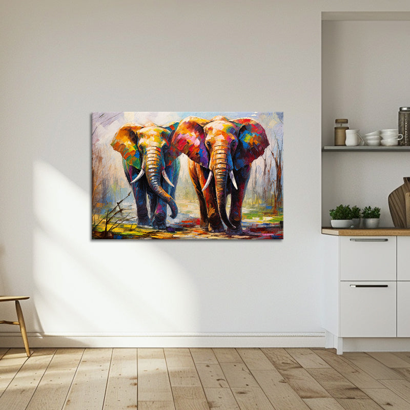 Bunte Elefanten