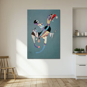 Eine schwebende Figur – Kandinsky