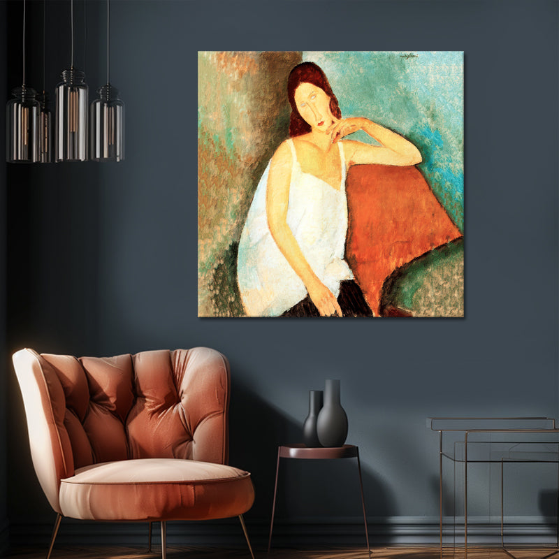 Porträt der Jeanne Hébuterne - Amedeo Modigliani