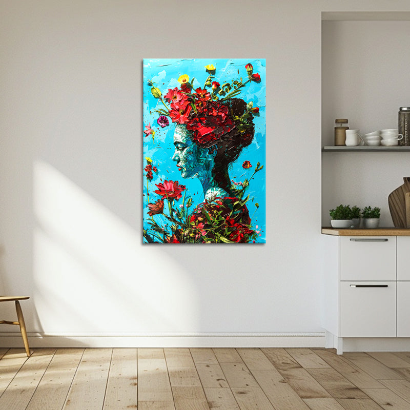 Frida Kahlo mit der Blume I