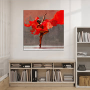 Die Dame in Rot