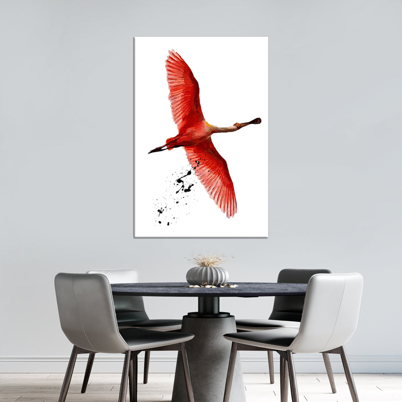 Fliegender Flamingo