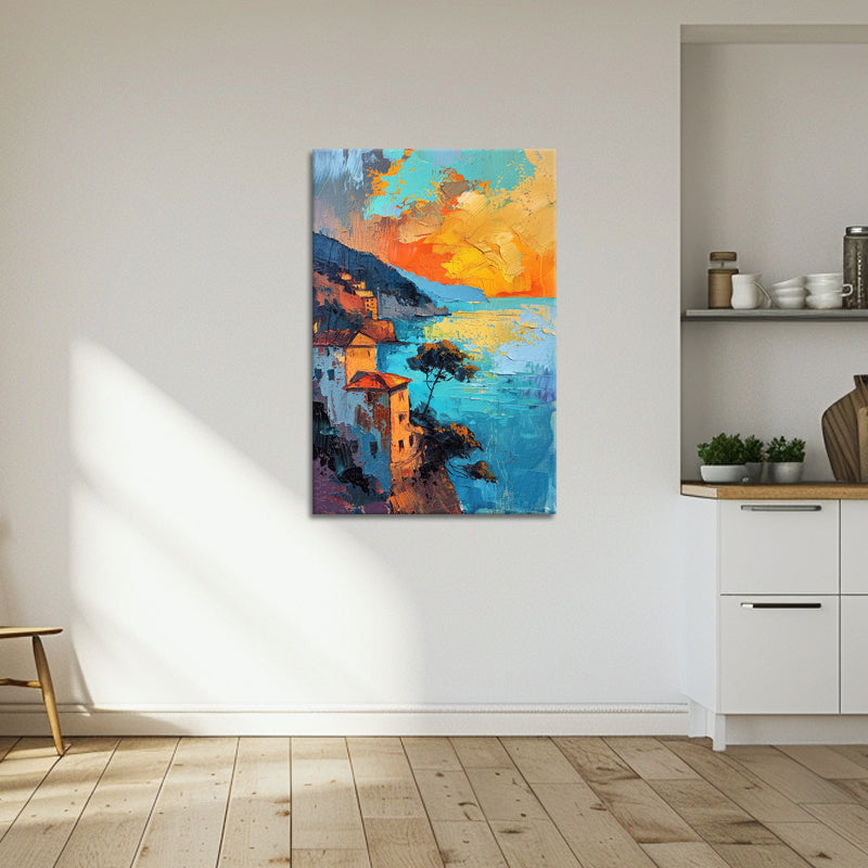 Sonnenuntergangsgemälde