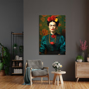 Frida Kahlo mit der Blume