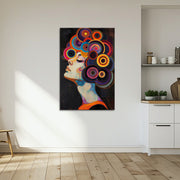 Frau mit Locken III