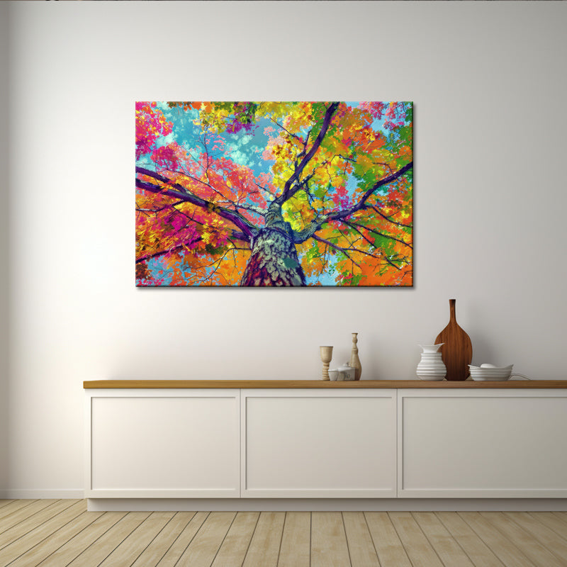 Sich verfärbender Baum