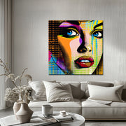 Frau in Pop-Art