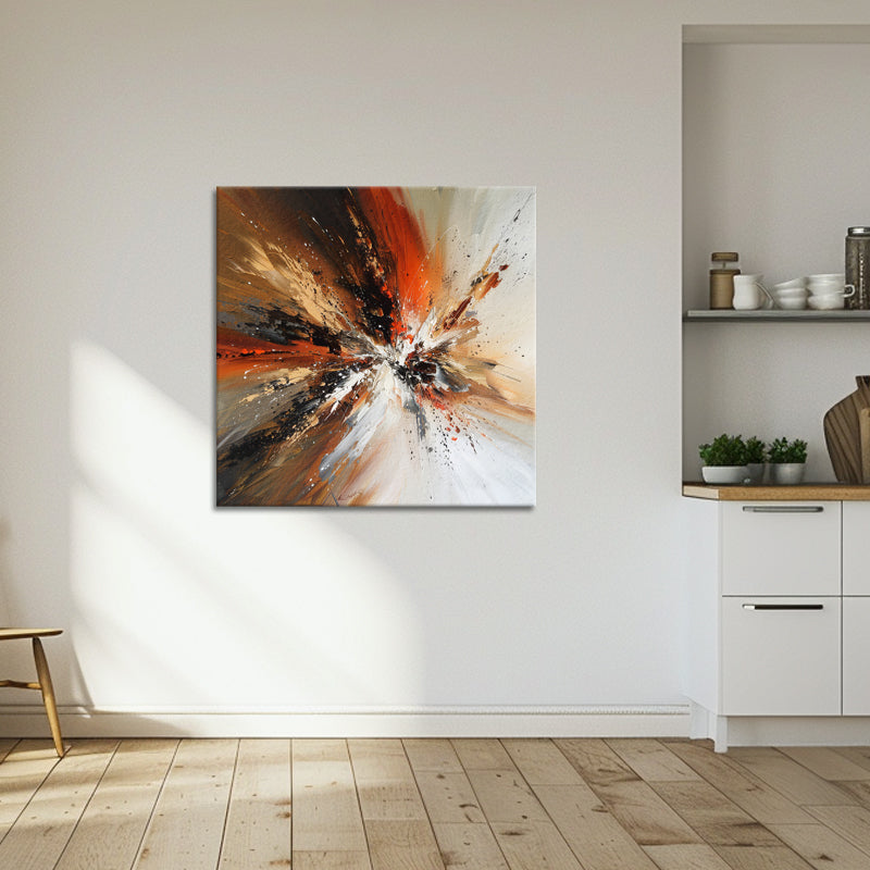 Abstrakt in warmen Farben